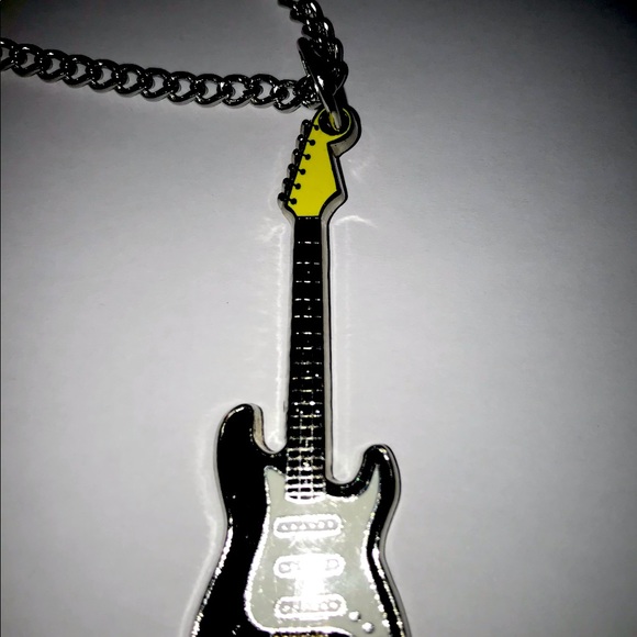 Guitar Pendant Necklace - Picture 3 of 3